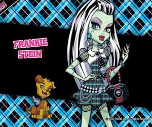 yapboz Frankie Stein, Frankenstein'ın canavarı ve onun gelin kızı 15 gün eski